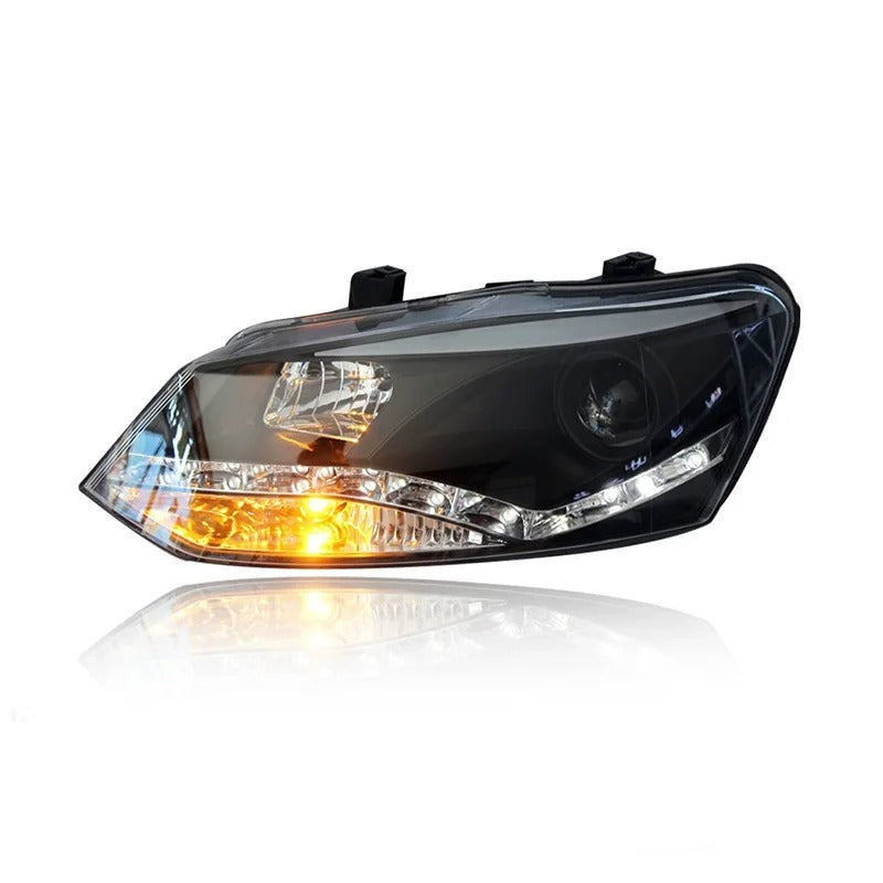 Polo 2011-2018 LED Angel Eye Projector Lens Headlights (Pair)