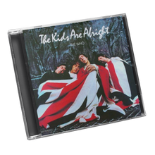 Load image into Gallery viewer, The Kids Are Alright CD album by The Who, shown in a clear jewel case against a plain white background.
